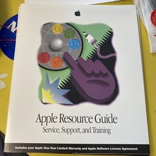1995 Apple Computer Resource Guide Service Support Training