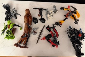 LEGO BIONICLE & Hero Factory Figures Lot. 7145,2192,2193,7165 Not Complete