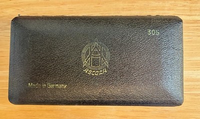 Ascola Drafting Compass W/Case Vintage German Architect Tool 305