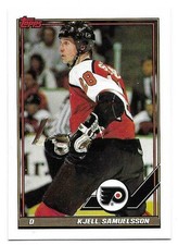 KJELL SAMUELSSON 1991-92 TOPPS CARD NM-MT+ CONDITION
