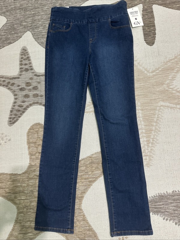 NWT Gloria Vanderbilt Pull On Amanda Jeans Size 6