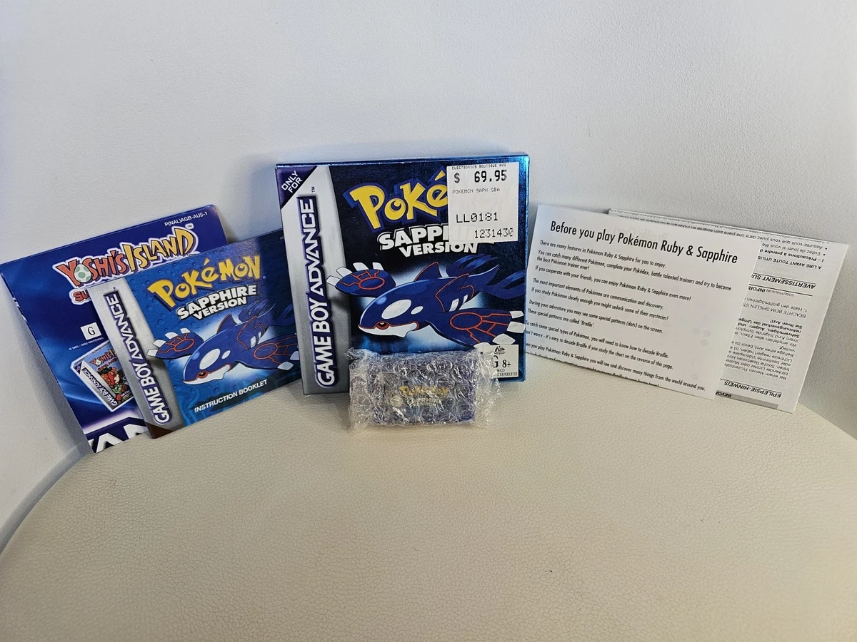 Pokémon: Sapphire Version Nintendo Boxing Video Games for sale | eBay