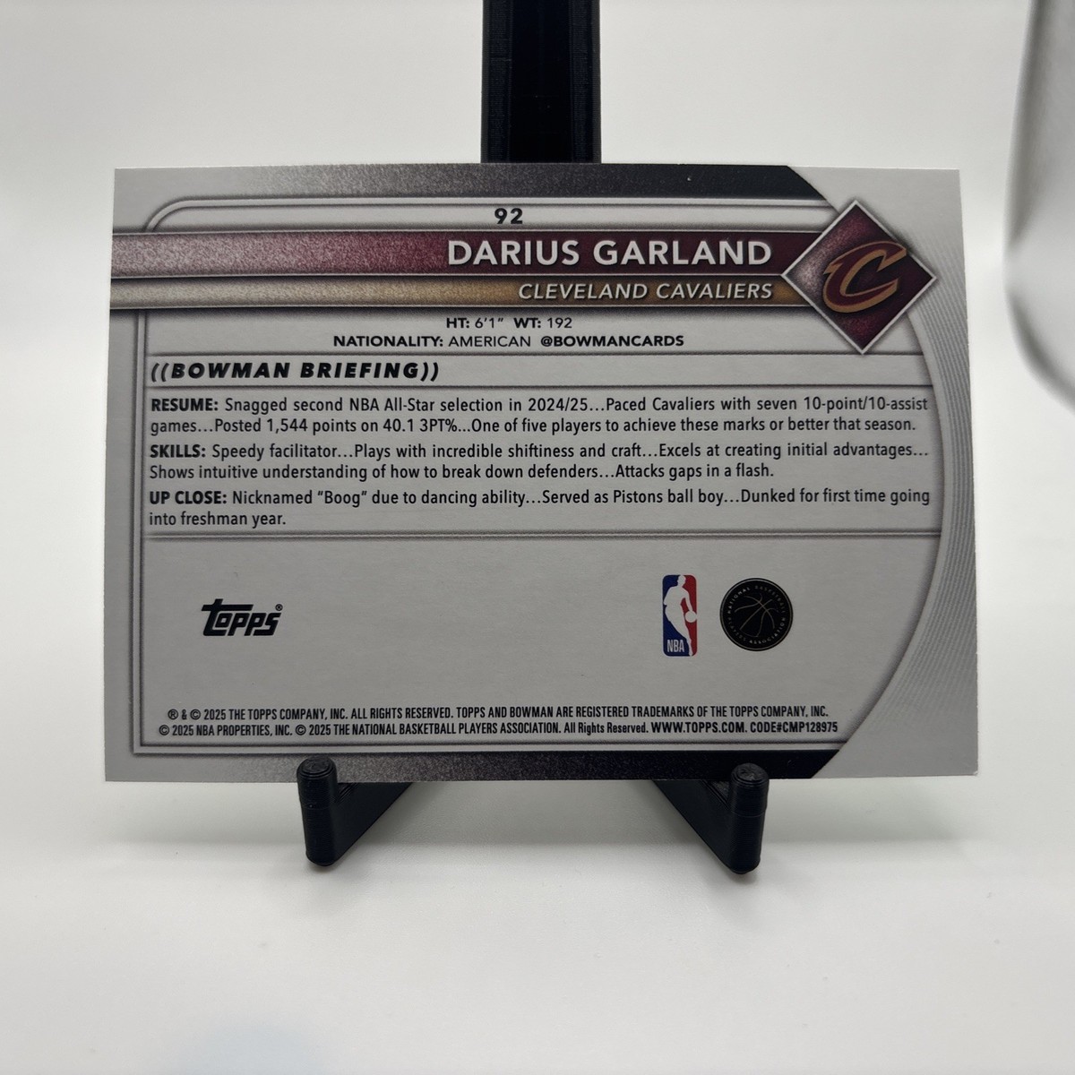 2025-26 Bowman Basketball Darius Garland Green Bandana #/99 | eBay