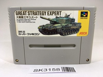 Dai Senryaku Expert SNES Super Famicom Japan - SK3158