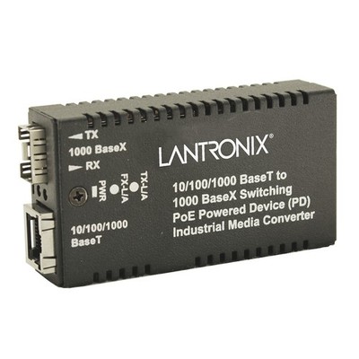 Transition Networks Hardened Mini PD 10/100/1000 Bridging Media Converter