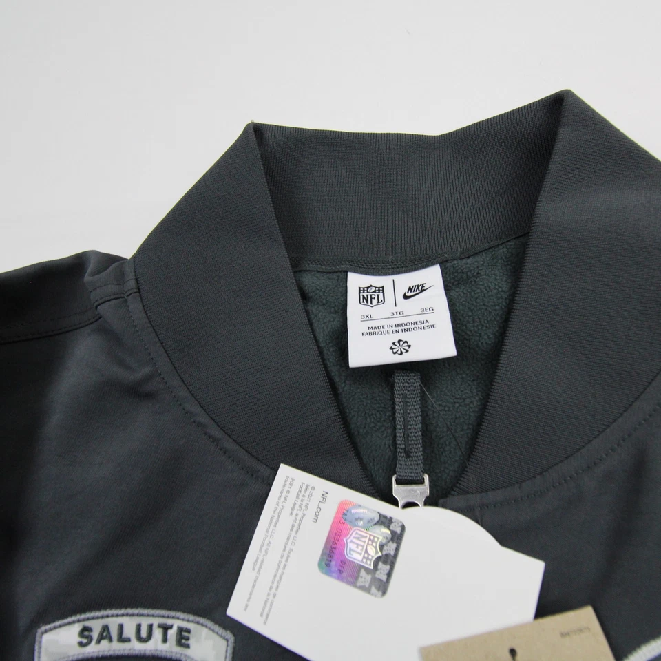 New York Jets Nike Chaqueta de Invierno Para Hombre Gris Nueva Foto 4 de 4