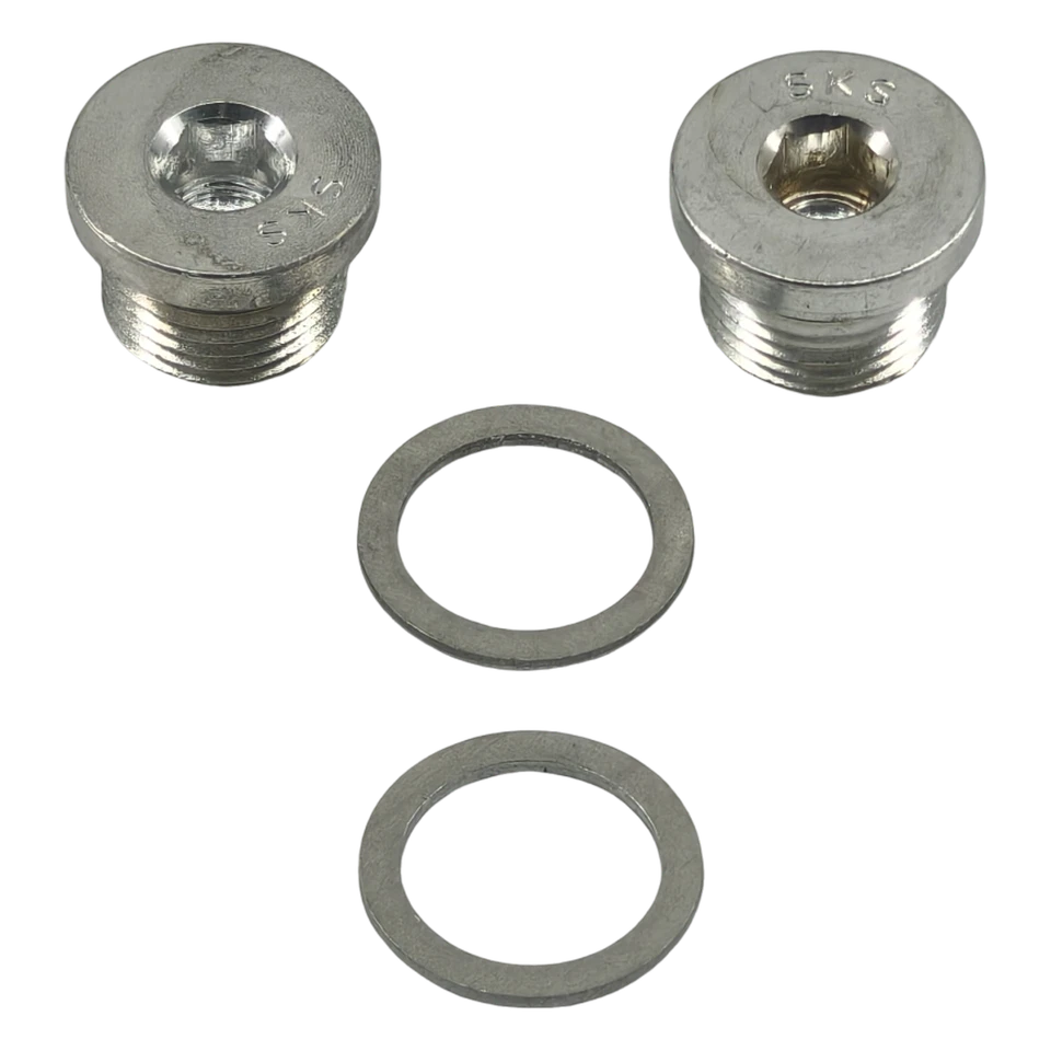 2x Engine Oil Drain Plug For Porsche 911 Cayman Boxster 2009-2016 Foto 3 de 4