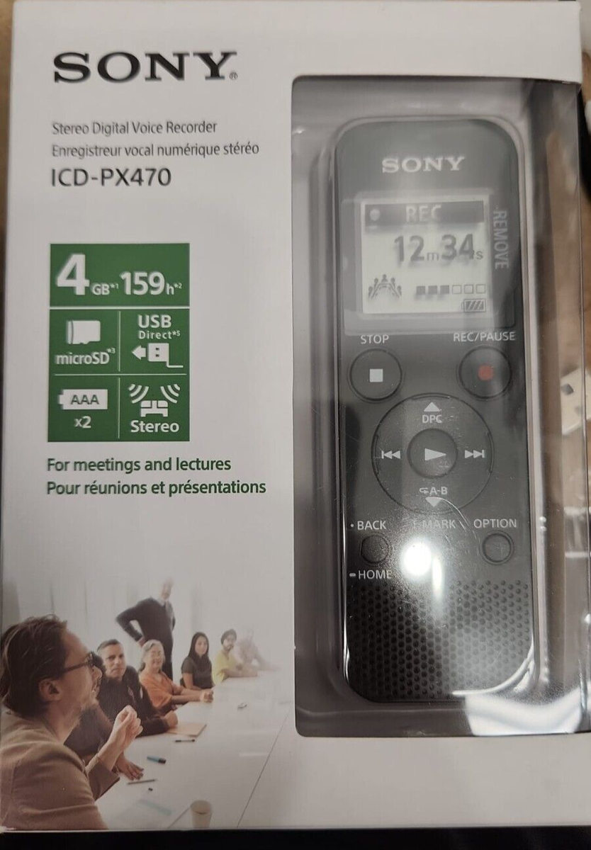 Dictaphone SONY ICD-PX470 4GB 62 Heurs - Alger Algérie