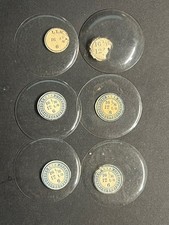 LOT OF 6 GLASS POCKET WATCH CRYSTALS SIZE 16 REPLACEMENT PARTS