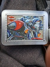 HARLEY DAVIDSON Two Deck Playing Cards in Tin Cards 2003 New