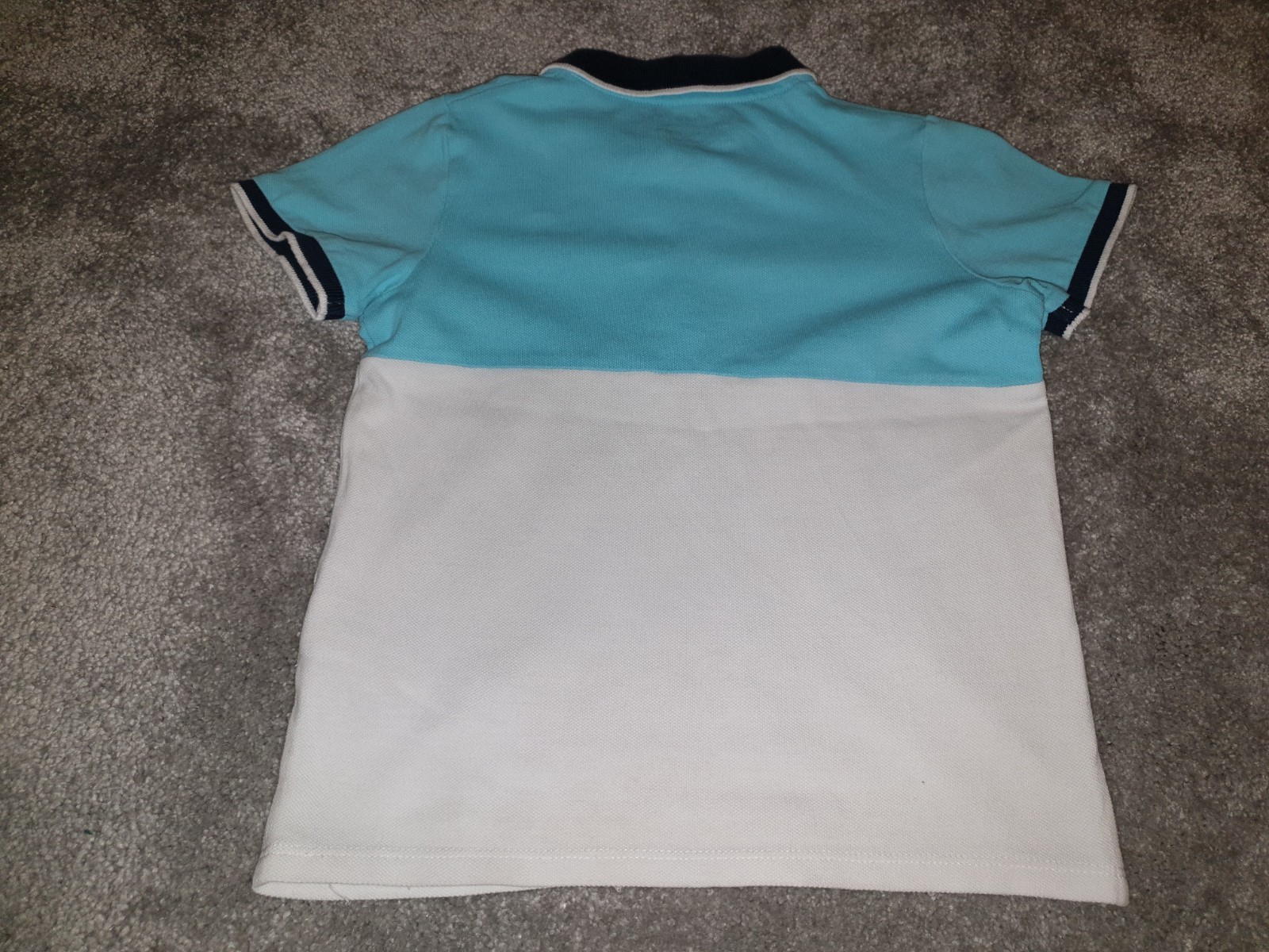 Primark Cyan/White Coloured Boys T-Shirt with dinosaur logo (3-4 years) image 6