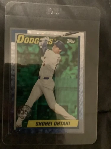 2025 Topps Chrome  - 1990 Topps Shohei Ohtani Green Refractor /99