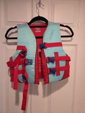 DBX Vector Series Youth Life Vest 50-90 lbs 25"-29" Chest Flotation AQUA PINK