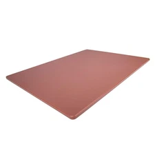 Extra Large 24x18x1/2 inch Brown HDPE Cutting Board for Cooked Meat NSF