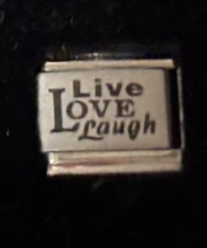 Live Love Laugh Wholesale Italian Charm Laser Link 9MM K2020-2
