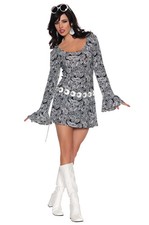 Brand New 1970's Disco Fab Adult Costume