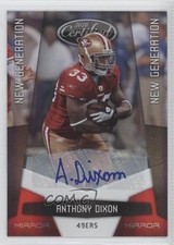 2010 Certified New Generation Mirror Red Signatures /250 Anthony Dixon Auto 0v1