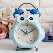 Kids Alarm Clock Cute Cartoon Owl Loud Bell Alarm Clock Desk Clock For Children