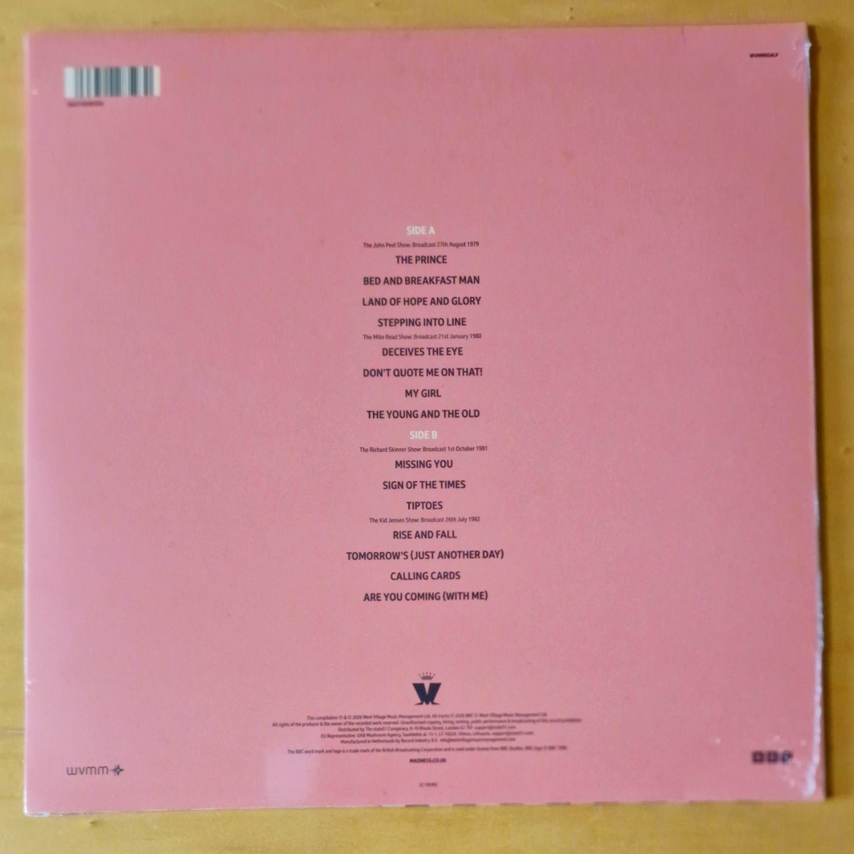 MADNESS Faces For Radio BBC Sessions 1979-1982 ULTRA CLEAR LP RSD