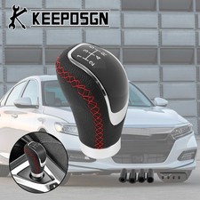 Für Honda Accord Auto Manuell 5 Gang Manuell Schaltknauf Ersatz Leder Schwarz