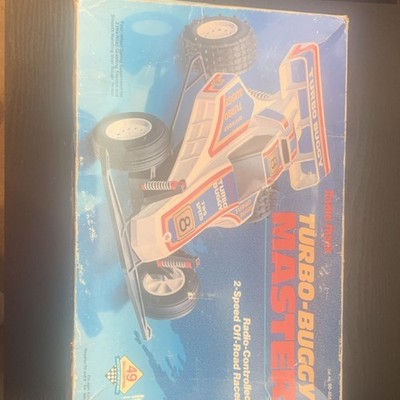 RadioShack Turbo-Buggy Master Remote-Controlled Off-Road Car White Blue Red