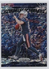 2024 Panini Prizm Fireworks No Huddle Prizm Drake Maye #22 Rookie RC