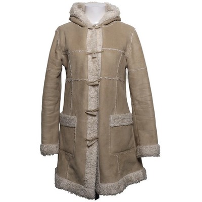 Sisters Point, Shearling Jacke, Damen, Größe: S, model: lara, Beige #aQe