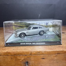 James Bond 007 Aston Martin DB5 Goldfinger silver Die Cast car 1:43 scale