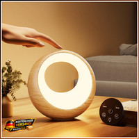 Nachttischlampe Dimmbar Touch USB Aufladbar RGB Farben 9 Modi LED Kabellos