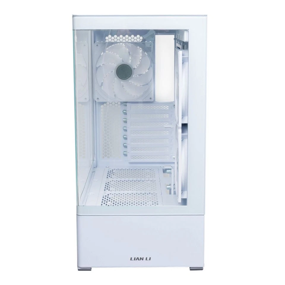 Lian Li CG237 Tempered Glass ATX Mid-Tower Computer Case - White - Image 2 of 4