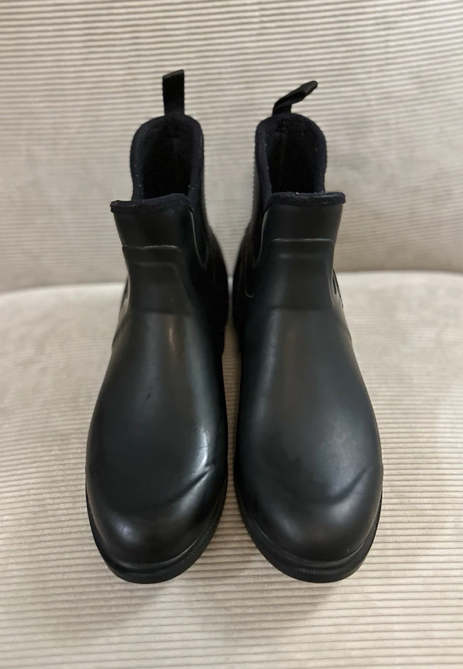 Muck Boot Women's Derby Ankle Boots Size 10 Black Rubber Waterproof Pull On - Image 2 of 4