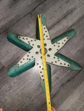 Vintage Green Fiberglass FLEX-A-LITE Cooling Fan 22”  Hot Rat Rod 1960s 1970s