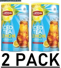 2 PACK - Lipton Sweetened Iced Tea Mix, Lemon 89.8 oz (Total 179.6 oz)
