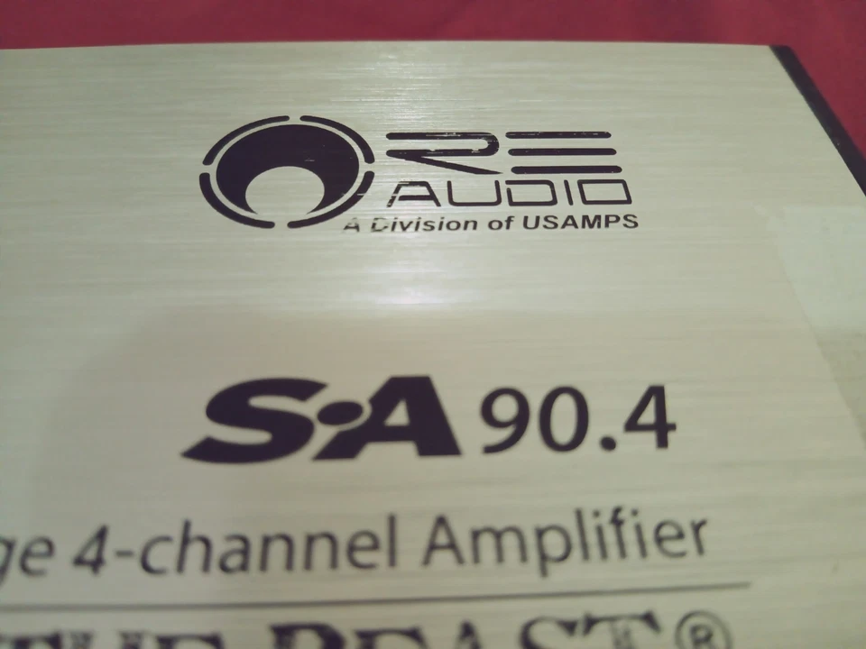 RE Audio SA. 90.4 4 channel Amplifier (Silver Addition) More Power! 110 W per ch - Image 2 of 4