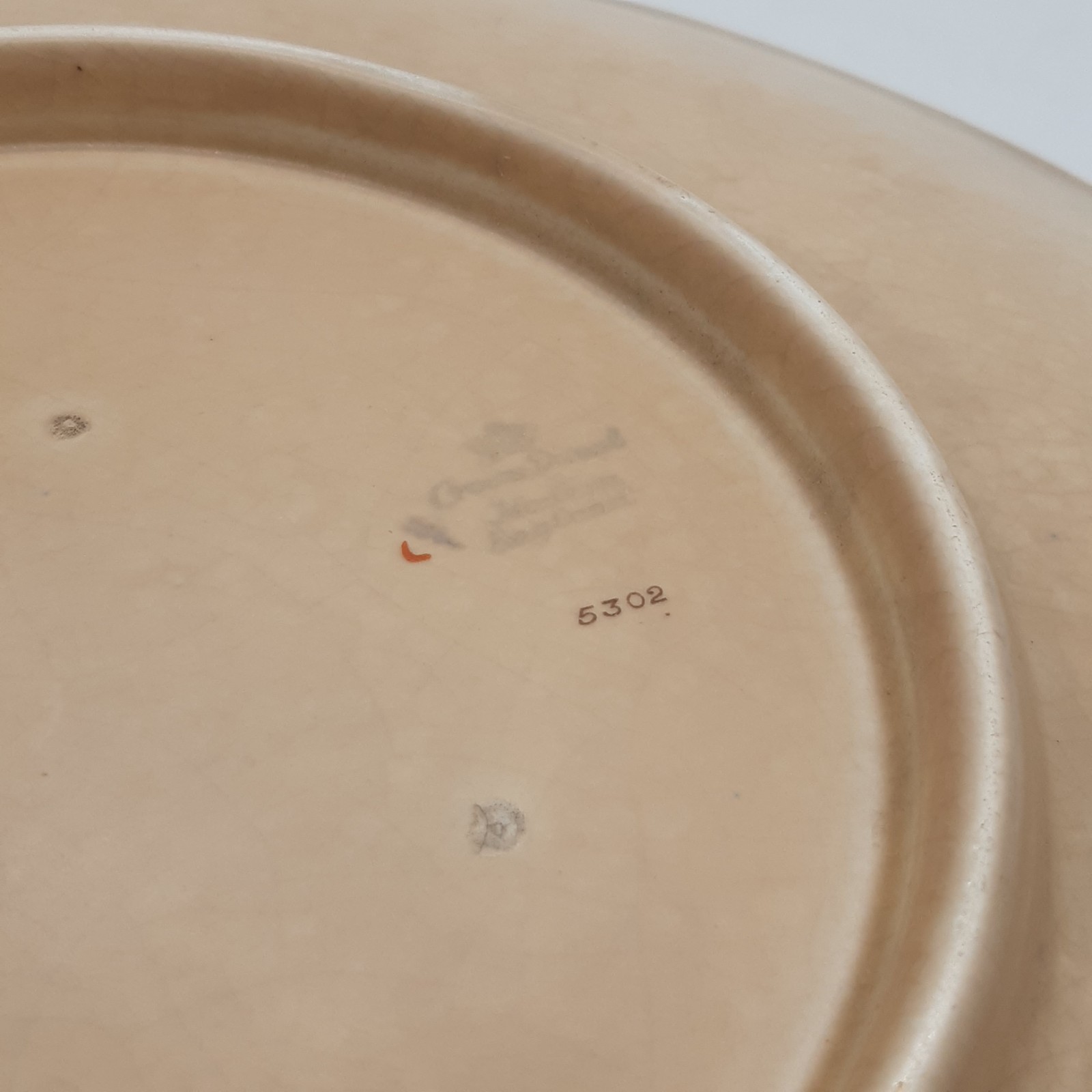 Crown Devon Fieldings Plate Pattern 5302 Hand Painted Floral Berry Wall Platter image 6