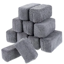 24 Pack Microfiber Applicator Pads Suede Car Detailing Sponge Applicator Coat...