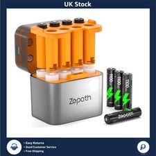 Advanced Hybrid AA AAA Battery Charger & 8x 1100mAh AAA NiMH Batteries
