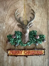 Christmas Ornament Deer Hunting Merry Christmas Southern Country O6/7