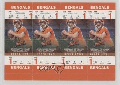 2003 Fleer Authentix Tickets Upper Level Carson Palmer #101A Rookie RC 1dm7