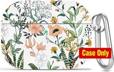 AirPods Pro 3 Gen Case Flower 2025, Cute Ladybugs Protective Hard Skin with Keyc