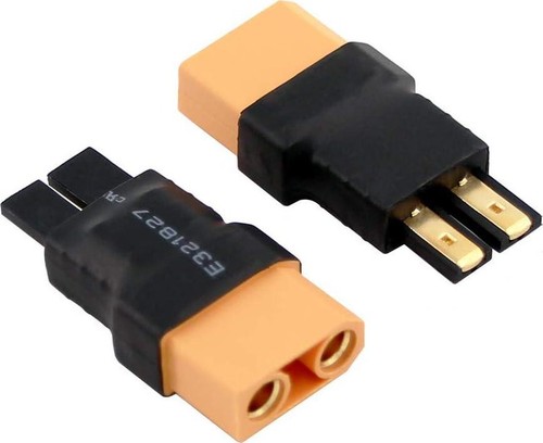 3 Stück Stecker ohne Kabel: XT90 Buchse auf Traxxas TRX Stecker Adapter Stecker (C46-3) - Bild 2 von 5