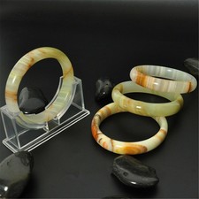 1PC Chinesische Natürliche Afghanistan Jade Armreif Hand Geschnitzte Armband