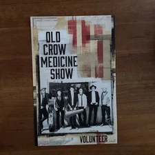 OLD CROW MEDICINE SHOW. Volunteer. 11x17 Poster ORIGINAL 2018 promo. 