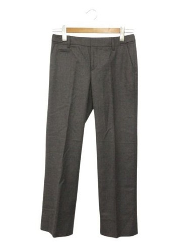 Burberry London BURBERRY LONDON Pants 38 Center Press Slacks Wool Blend Gray