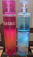 Lot of 2 Bath & Body Works Bahamas Passionfruit & Fresh Coconut Colada Mist 8oz