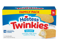Hostess Twinkies Snack Cakes, Golden Sponge Cake with Cr me Filling, 21.73 oz Bo