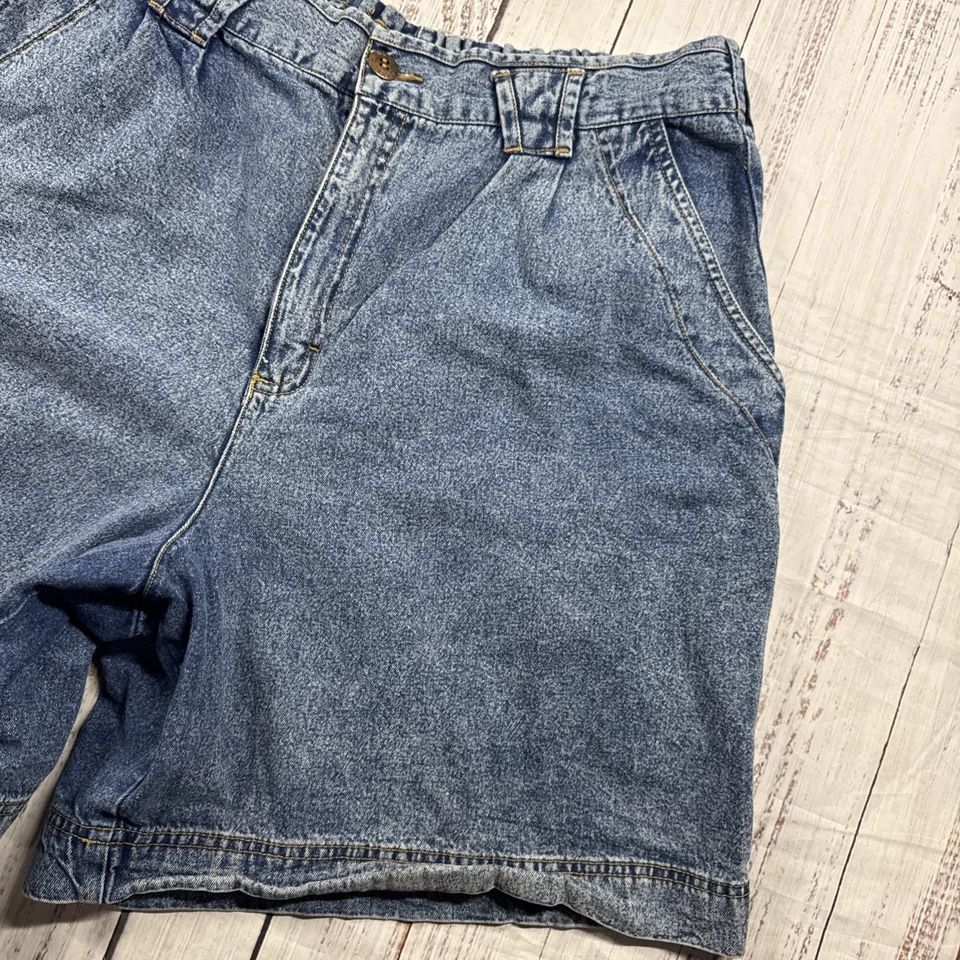 PANTALONES CORTOS CHEROKEE VINTAGE PARA MUJER TALLA 18 ESPALDA ELÁSTICA LAVADOS A LA PIEDRA Foto 3 de 4