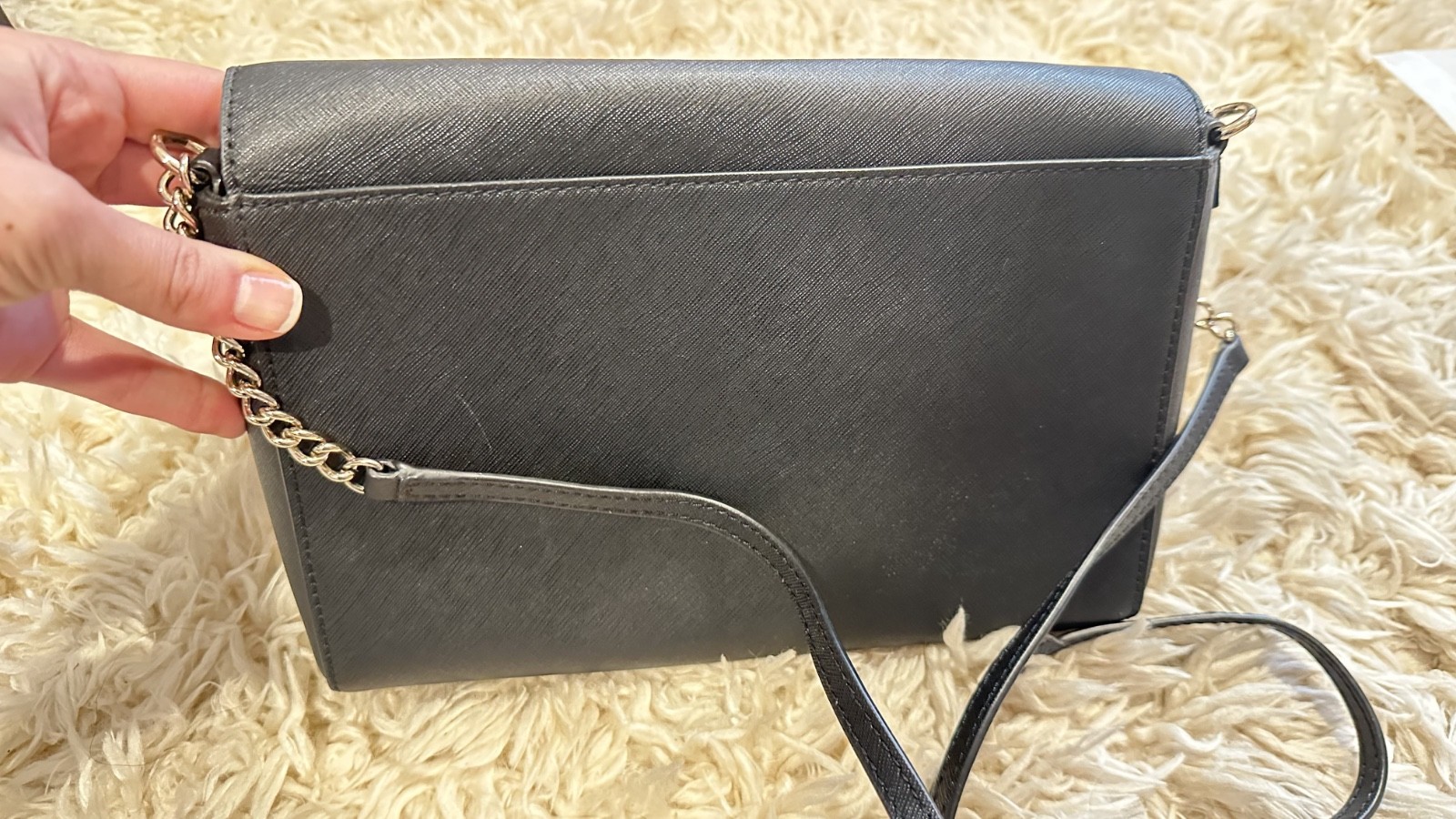 kate spade small black crossbody purse thumbnail 2