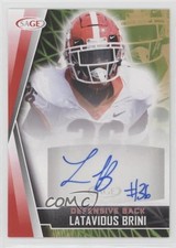 2022 SAGE Low Series Auto Red Latavious Brini #A-LB Auto fm0