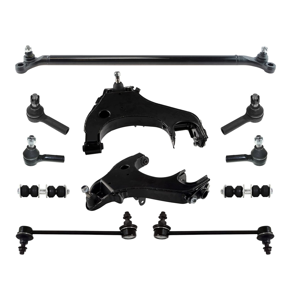 2pcs Front Sway Bar Links Stabilizer Link Kit for Nissan Frontier 05-19 Suspension Kit No.K80470/K80471